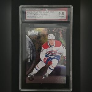 2021-22 Metal Universe Cole Caufield Rookie Card